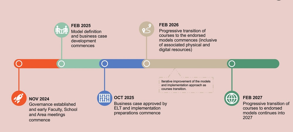 MEA high level timeline for the project